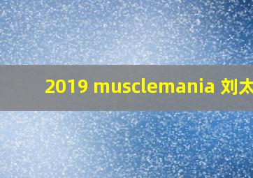 2019 musclemania 刘太阳